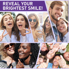 Progressive brightening result with enamel-friendly formula