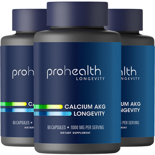 ProHealth Ca-AKG supplement bottle with 60 capsules