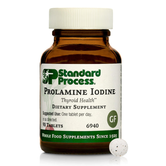 Standard Process Prolamine Iodine bottle label front