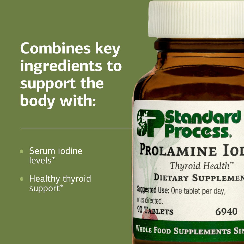 Nutritional facts showing 600 mcg iodine per tablet