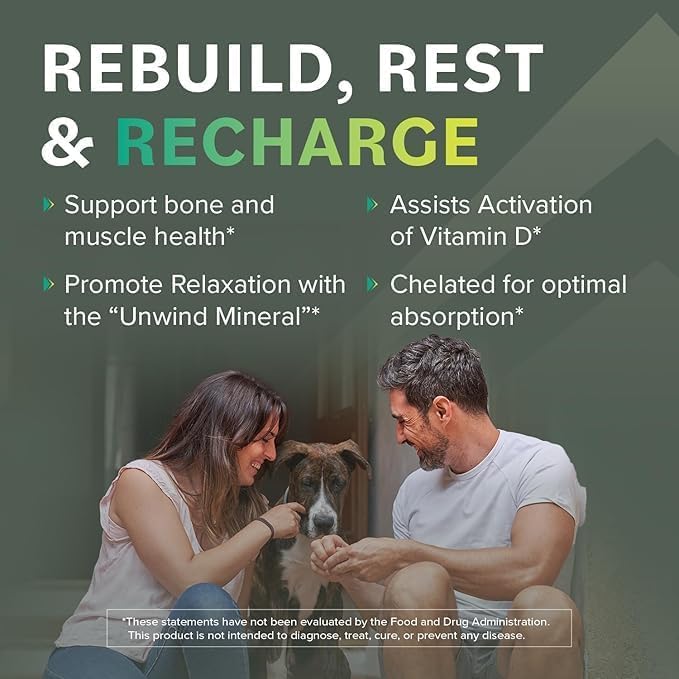 Magnesium capsule aiding muscle and bone health