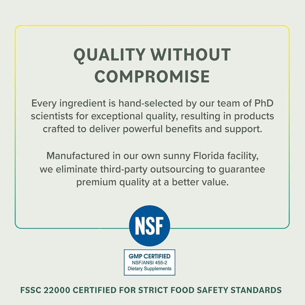 Purity testing seal on Prominent Nutrition Schisandra Berry Extract