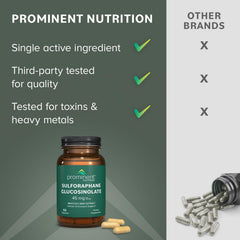 Vegan and gluten-free badge on the supplement label