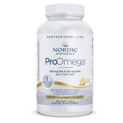 Nordic Naturals ProOmega Lemon flavor bottle front