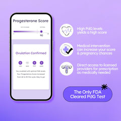 Proov app displaying hormone results
