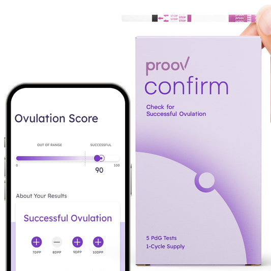 Proov PdG test strips for women in packaging (1 cycle pack)