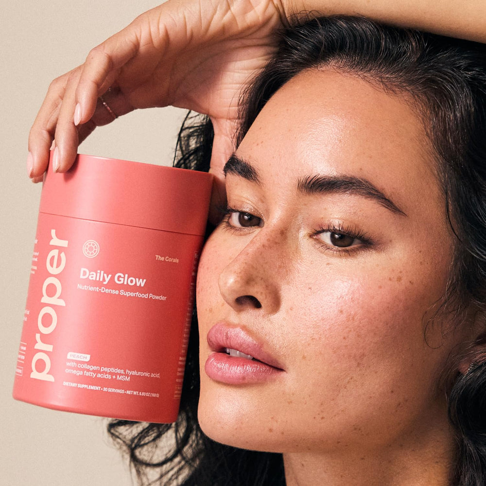 Final product shot of Proper The Corals Daily Glow Beauty Blend