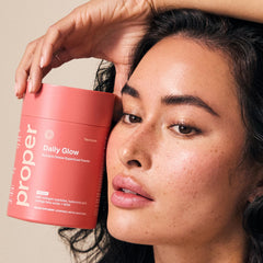 Final product shot of Proper The Corals Daily Glow Beauty Blend