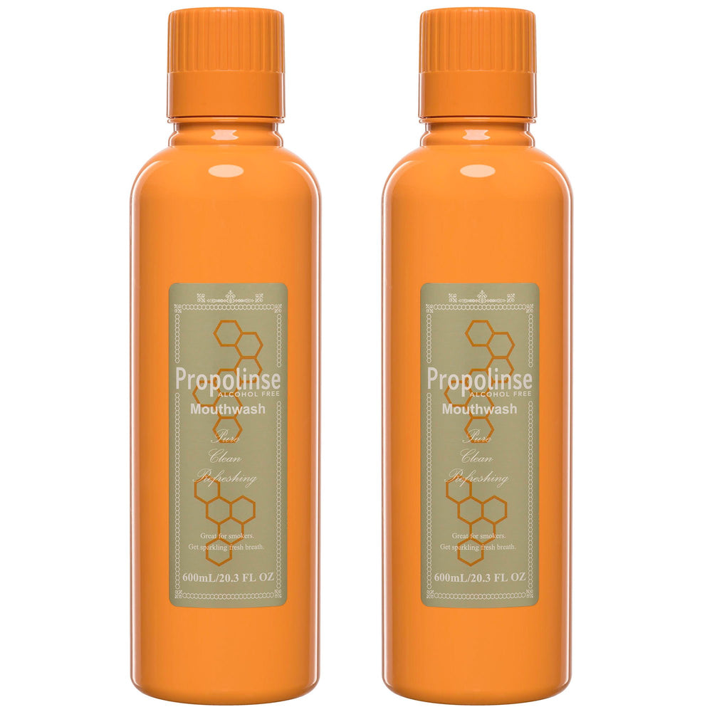 Propolinse Mouthwash Pure pack of 2 bottles 600ml each
