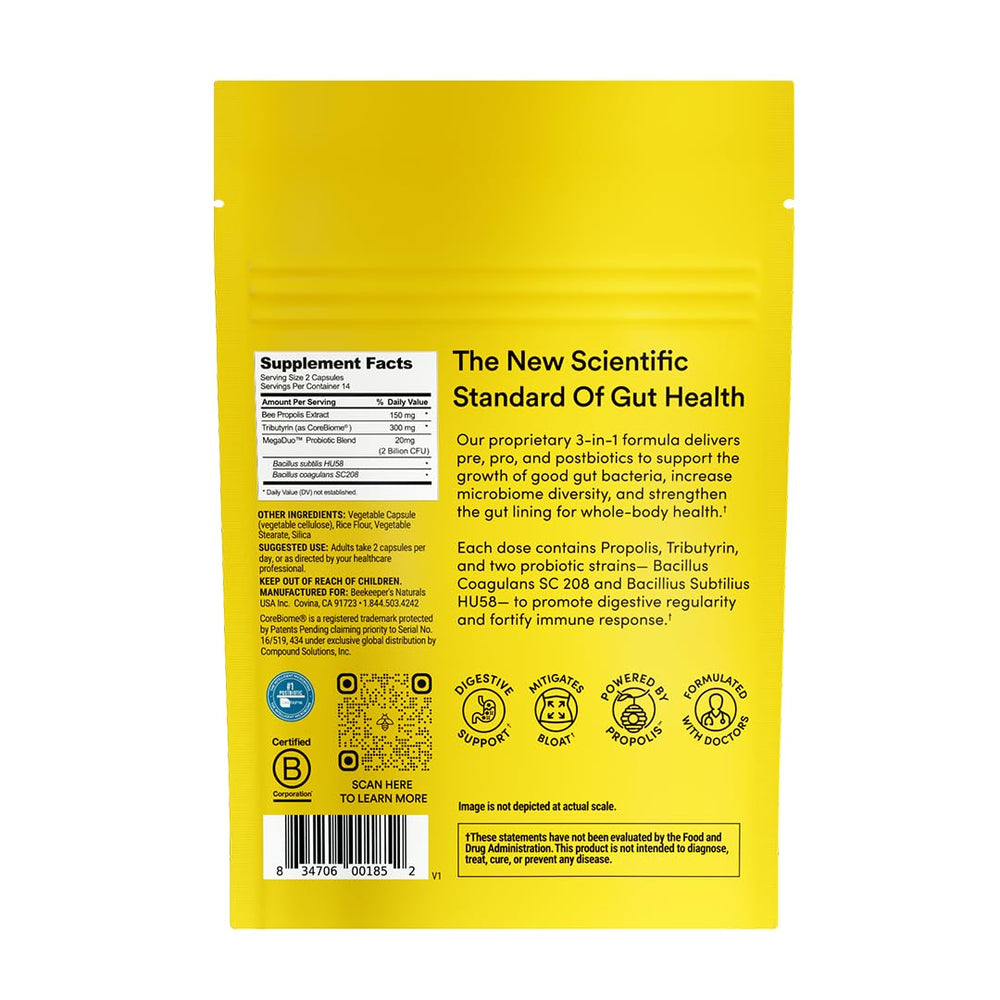 Propolis-powered gut health ingredients collage