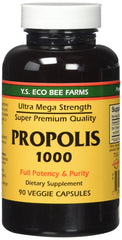 Bottle of Propolis-Raw Unprocessed 1000mg from Y.S. Organic Bee Farms