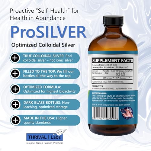 ProSILVER immune-support liquid for adults and kids