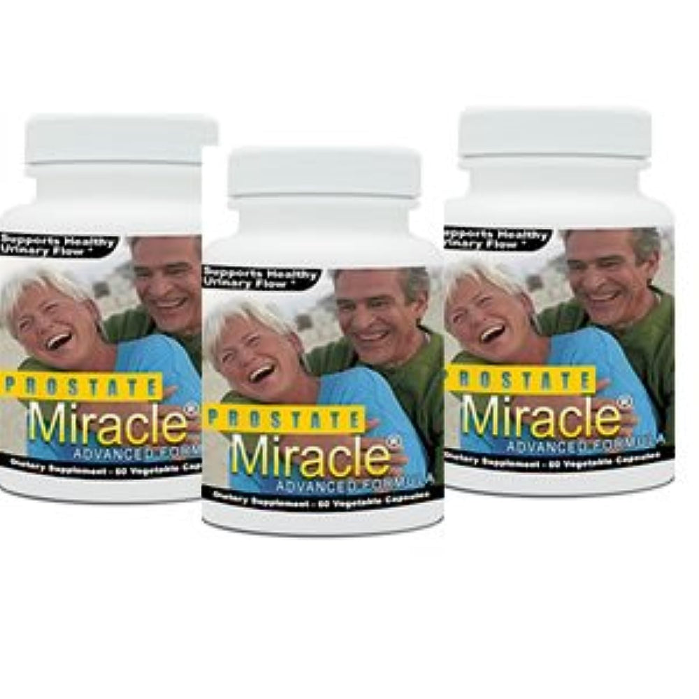 3-pack packaging of Prostate Miracle Advanced Formula