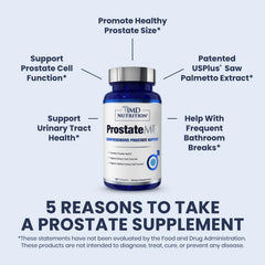 Illustration of urinary tract and prostate health benefits