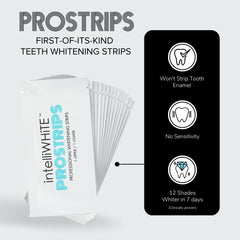 Smiling person with healthy enamel after using Prostrips
