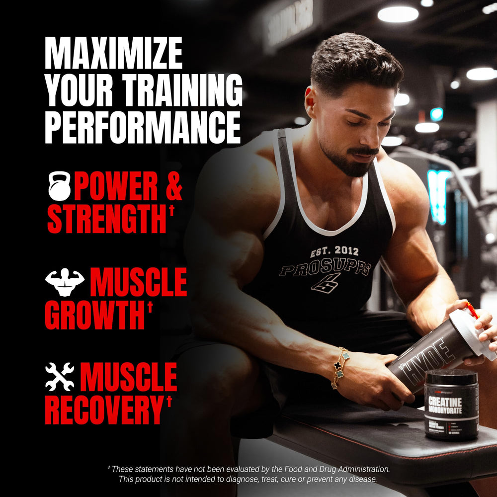 Scooper measuring 5,000 mg creatine per scoop
