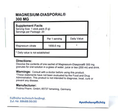 Six Protina Magnesium Diasporal sachets in a box