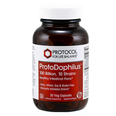 Proto Dophilus 100 Billion probiotic bottle with 10 strains