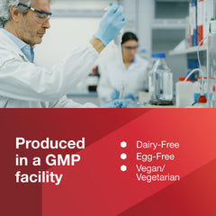 Gluten-free, vegan dietary supplement label
