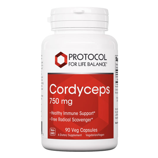 Cordyceps 750mg immune support capsules