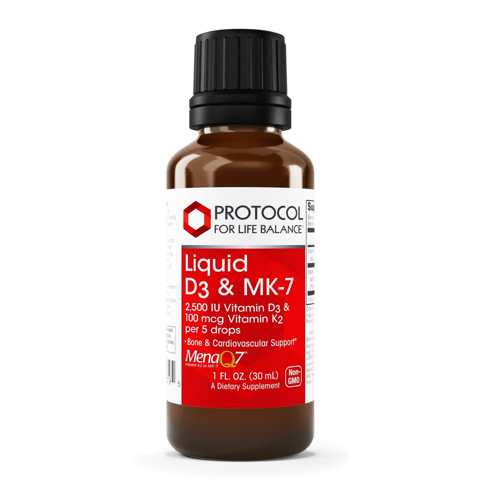 Hero image of Protocol For Life Balance Liquid D3 + MK-7 1 oz bottle