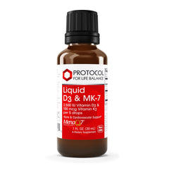 Hero image of Protocol For Life Balance Liquid D3 + MK-7 1 oz bottle