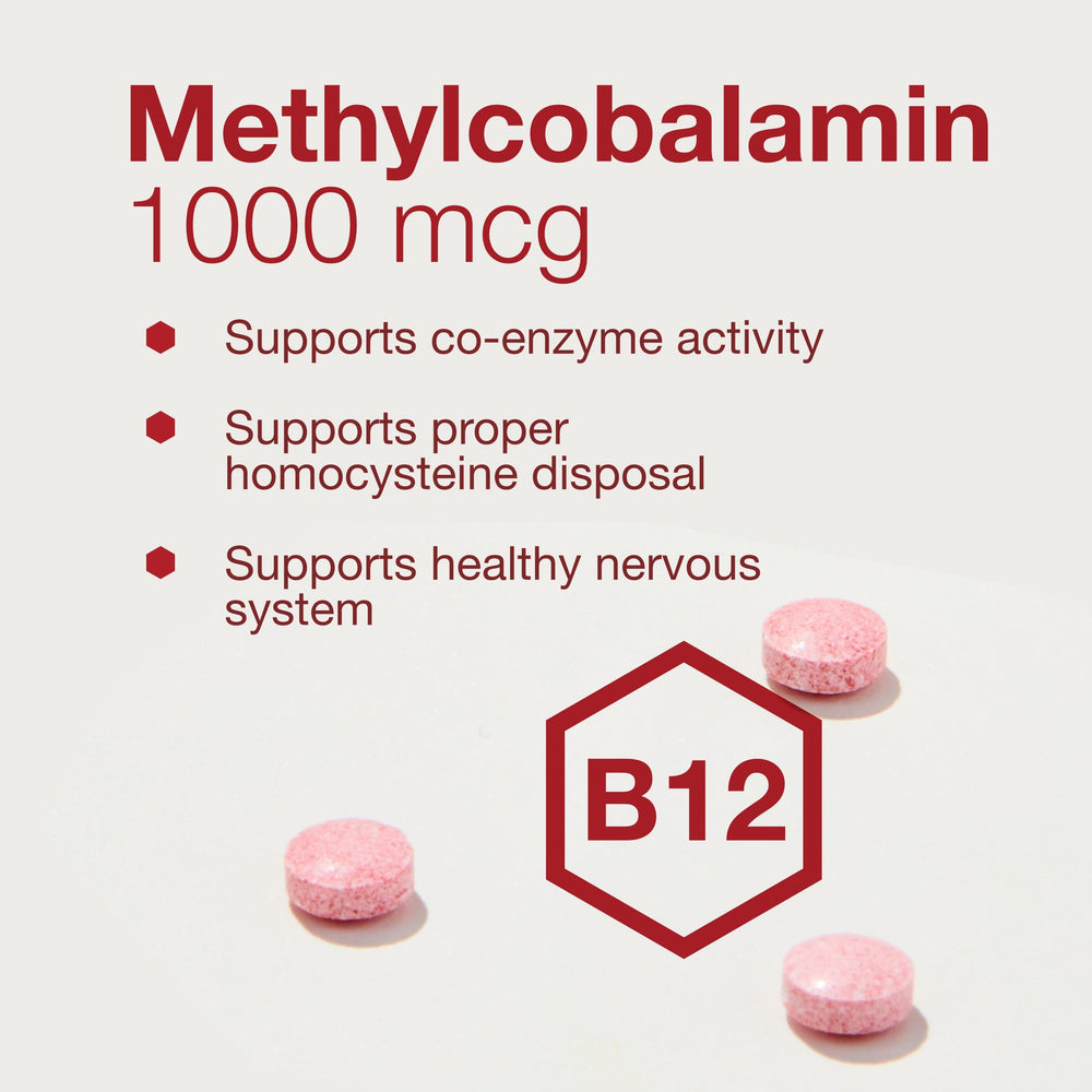Uses and benefits of Protocol for Life Balance Methyl B12 lozenges