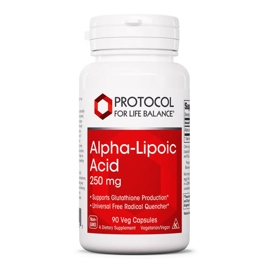 Protocol for Life Balance Alpha-Lipoic Acid 600mg bottle