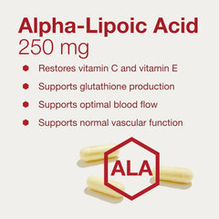 Nutritional information label for Protocol for Life Balance ALA