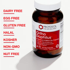 Side view of Protocol Life Balance bottle showing 60 veg capsules