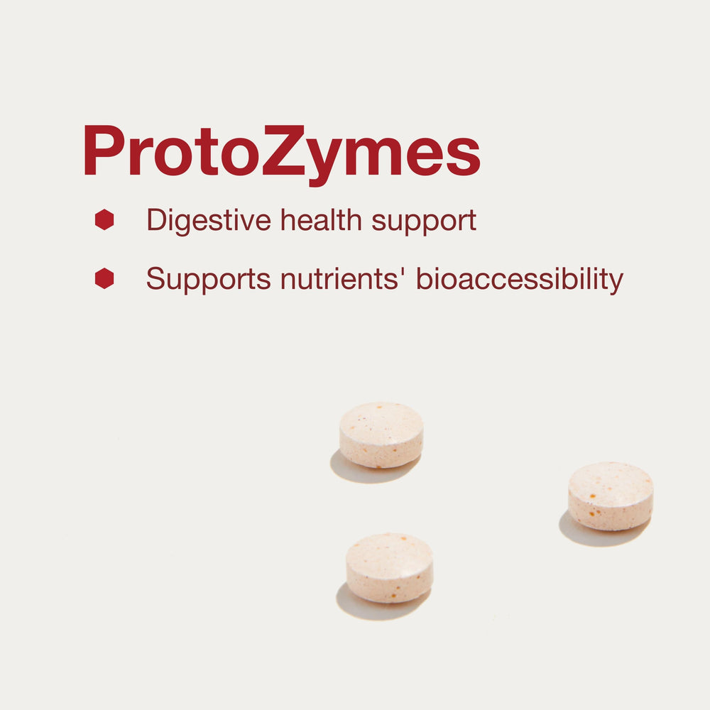 Chewable ProtoZymes tablets for kids (4+) and adults