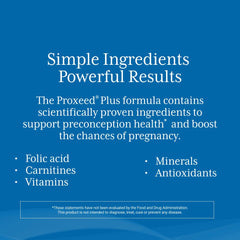 Key ingredients: L-carnitine, Acetyl L-carnitine, vitamin C, folic acid