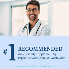 Illustration of improved sperm health and fertility support