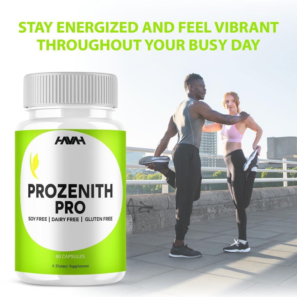 Illustration showing daily use of Prozenith Pro Pills