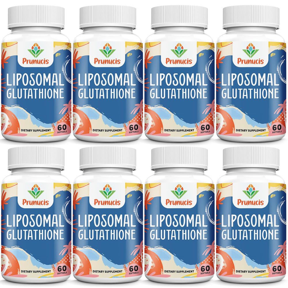 Prunucis liposomal glutathione bottle showcasing high-dose antioxidant support