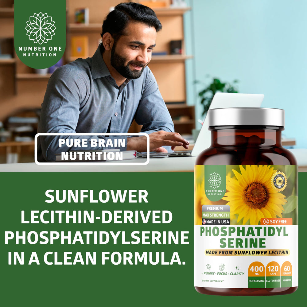Number One Nutrition phosphatidylserine 400mg bottle