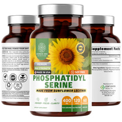 Phosphatidylserine 400mg capsules with sunflower lecithin