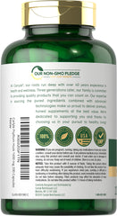 Psyllium husk capsule label showing 1600 mg per serving