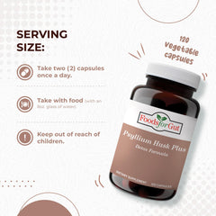 Capsules of Psyllium Husk Plus Detox Formula