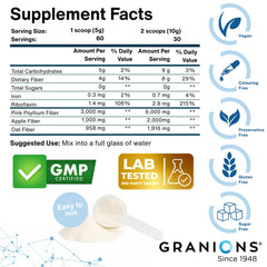 Psyllium husk powder for gut health and bloating relief