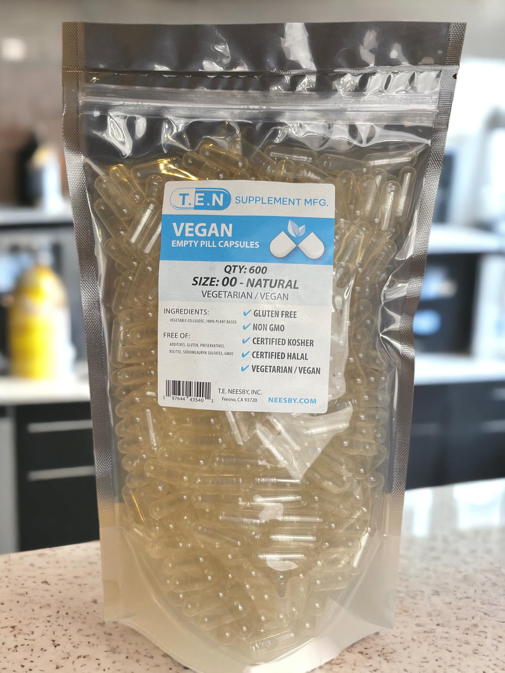 Pull-apart capsules for easy filling
