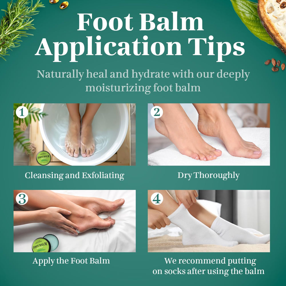 Pumice Valley Foot Balm Cream in daily foot care routine setup.