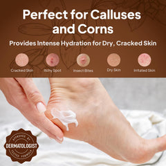 Pumice Valley Foot Cream packaging closeup highlighting natural ingredients.