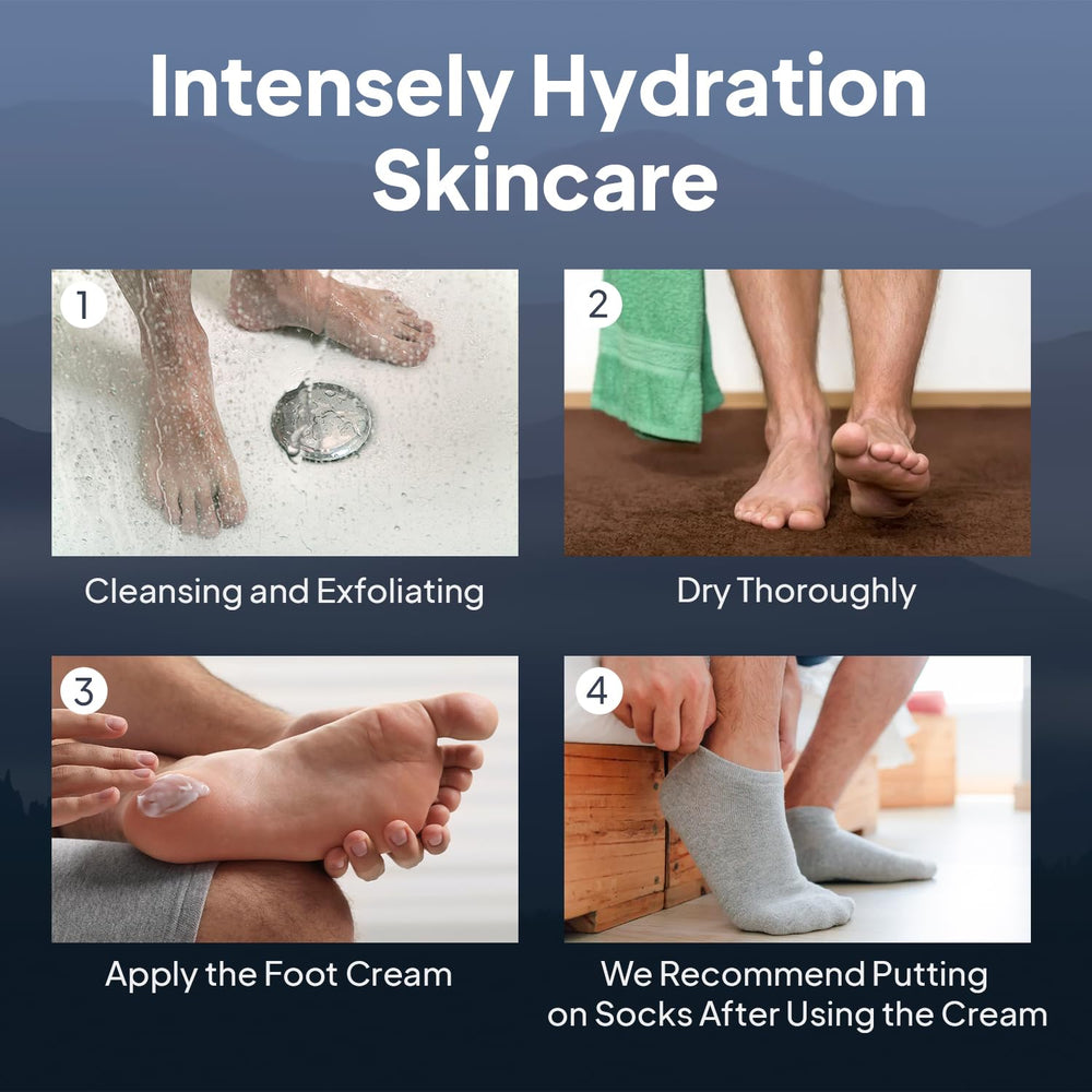 Pumice Valley post-workout foot balm for cracked heels and recovery.
