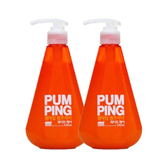 Pumping Toothpaste Citrus Scent 2-Pack with mess-free gel pump for fresh breath