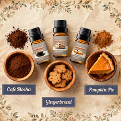 Pumpkin Pie fragrance oil in amber bottle (10ml)