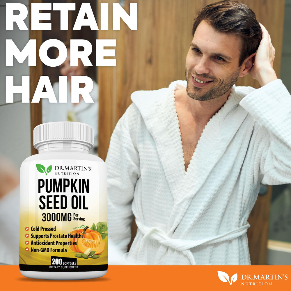Anti-aging skincare concept with pumpkin seed oil