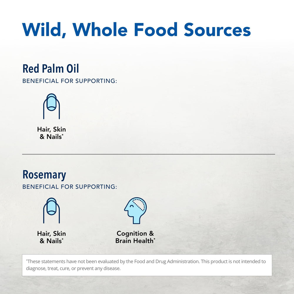 Ingredients include pumpkin seed oil and African red palm oil