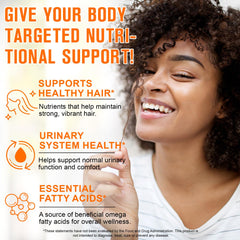 Close-up of pumpkin seed oil capsules bottle