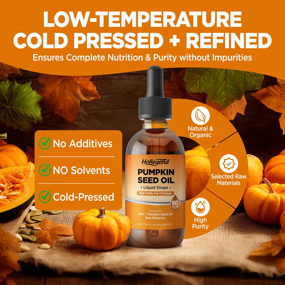 Zinc supplement with pumpkin seed oil blend